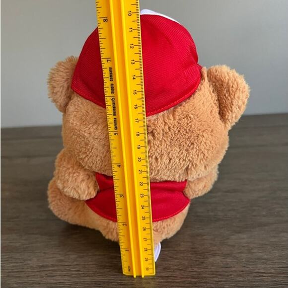 Bass Pro‎ Shops Teddy Bear with Trucker Hat & Vest Plush - Picture 5 of 5